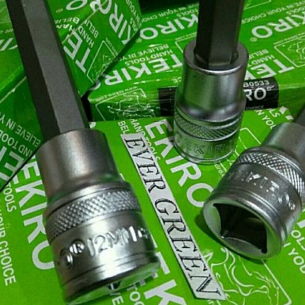 TEKIRO mata sok kunci L ukuran 12 mm ( 12 x 100 mm )