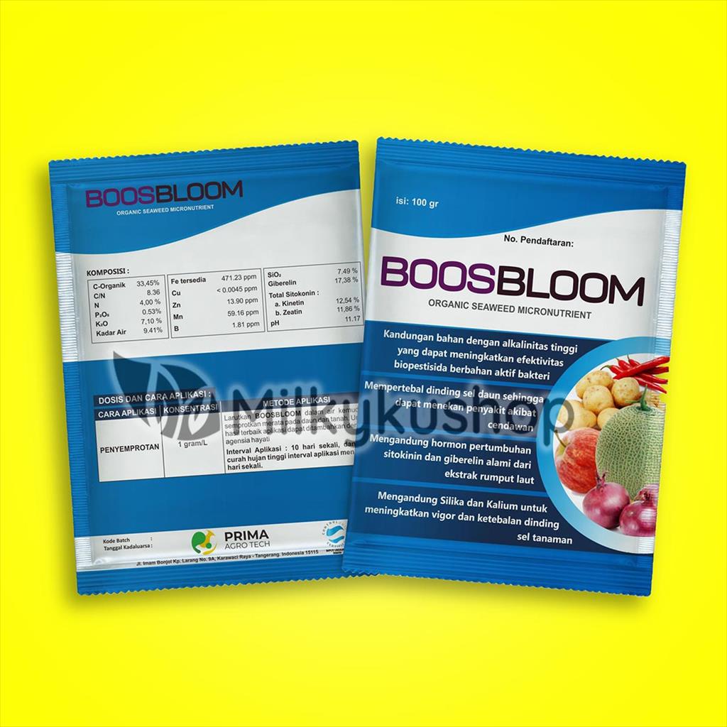 BOOSBLOOM 100 GRAM PER SACHET ZPT HORMON TUMBUHAN ORGANIK