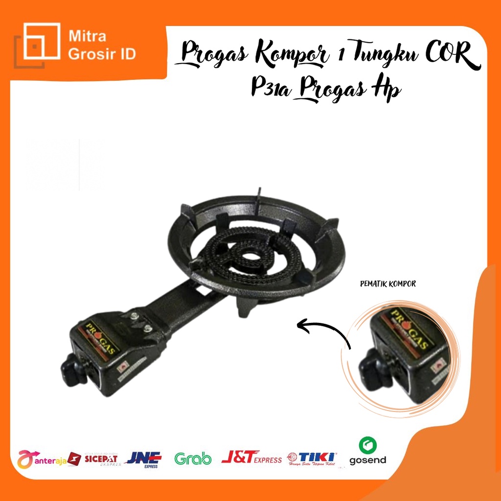 PROGAS KOMPOR 1 TUNGKU COR P31A PROGAS HP