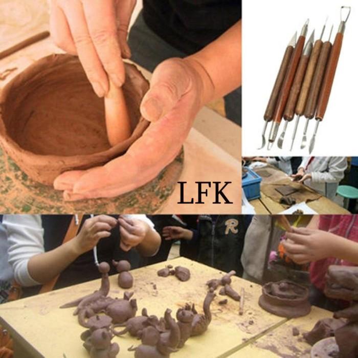 

12In1 Carving Tools Art Clay Pottery Sculpting Figure Fondant Tanah 007