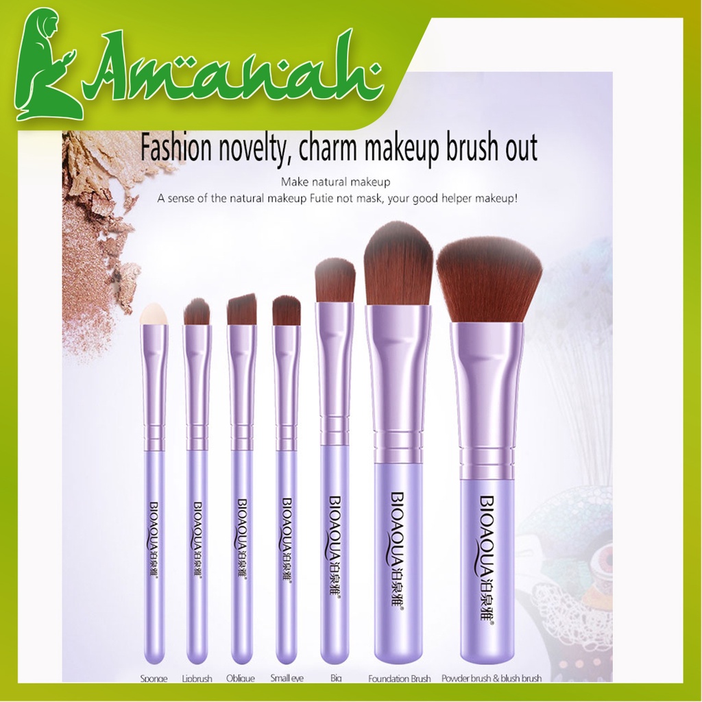 Brush set Kecantikan Alat Kecantikan kuas makeup beauty isi 7 PCS