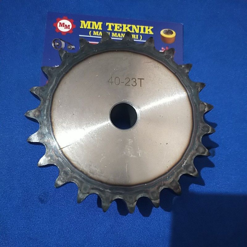 Sprocket RS 40 x 23 T Gear Rantai Single Gir gigi Z 23T RS40 -1 40Z23 40X23T 40-1 tipe B Sproket spr 40-23T 40x1x23T 40-1-23T