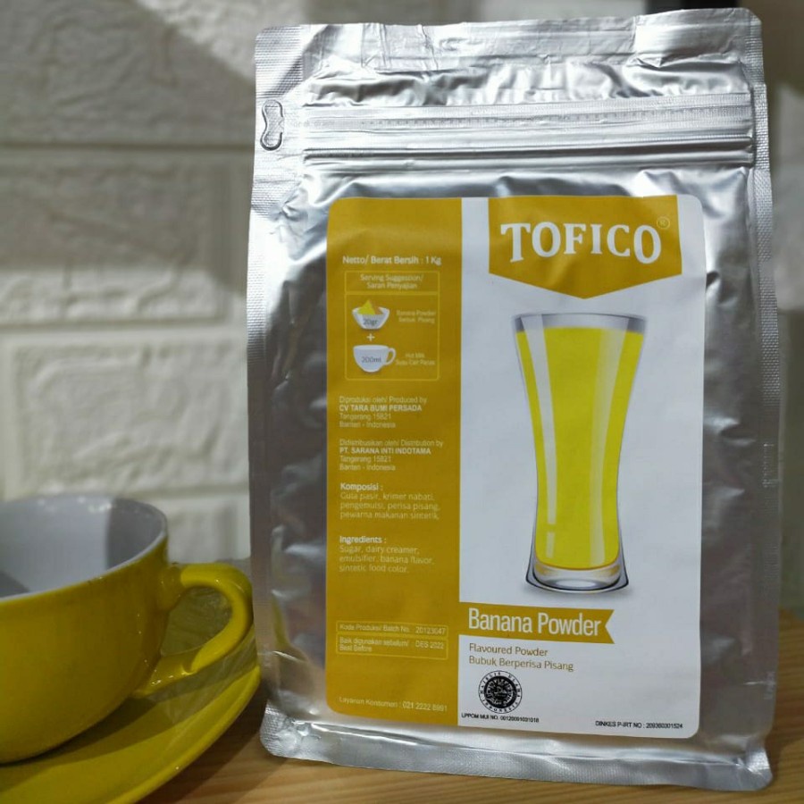 

Tofico Banana Premium Powder (pisang) - 1kg