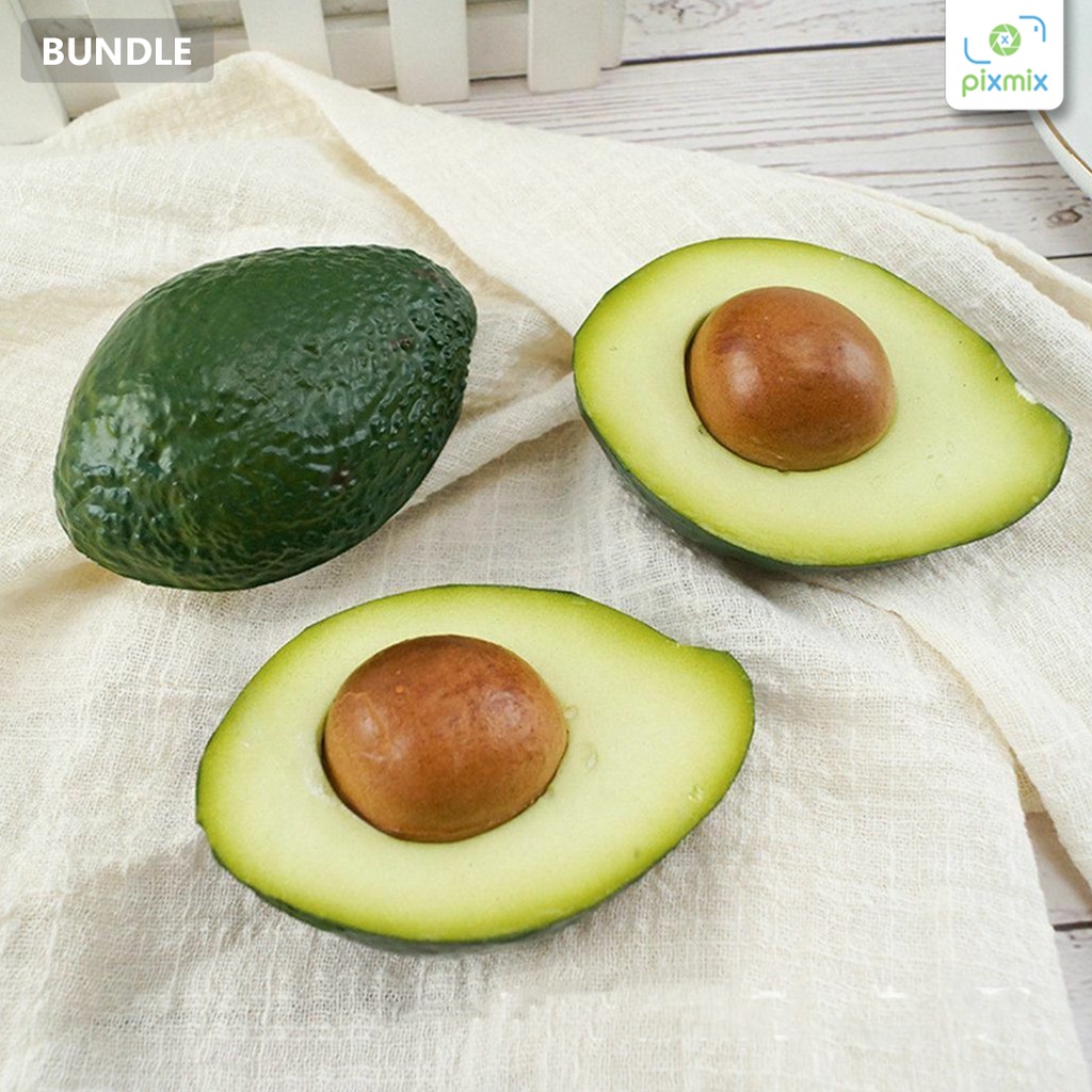 Props Properti Foto Produk Avocado Artificial - Buah Alpukat Palsu Pixmix
