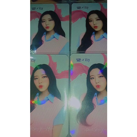 Photocard Yuna Ultramilk X Itzy