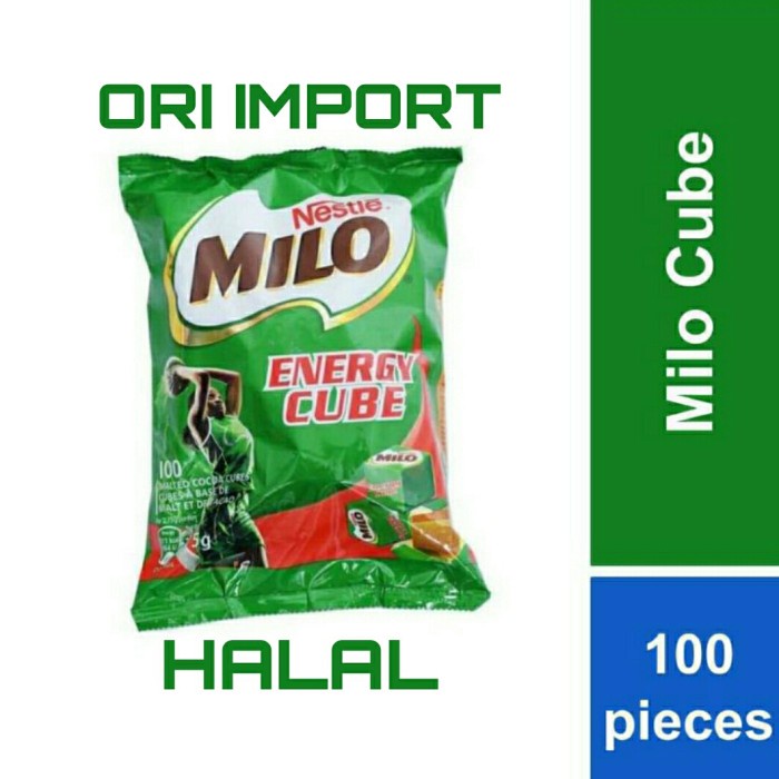 

ORIGINAL MURAH Milo Cube isi 100 pcs / Nestle Milo Energy Cube 100 pcs