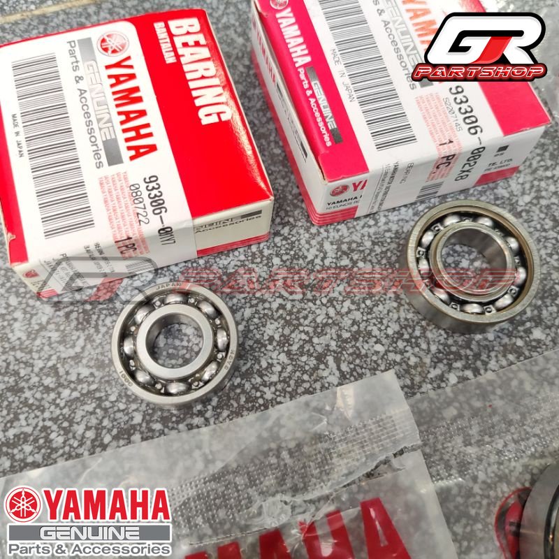 BEARING MADE IN JAPAN SET KRUK AS RASIO F1ZR FORCE 1 SIGMA CHAMP ALFA ORI YGP F1 FORCEONE FORCE1 ONE FIZR FIZ F1Z R CRANKSHAFT BANDUL BERING KLAHER LAHER LAHAR LAKER GIR GEAR ORIGINAL YAMAHA