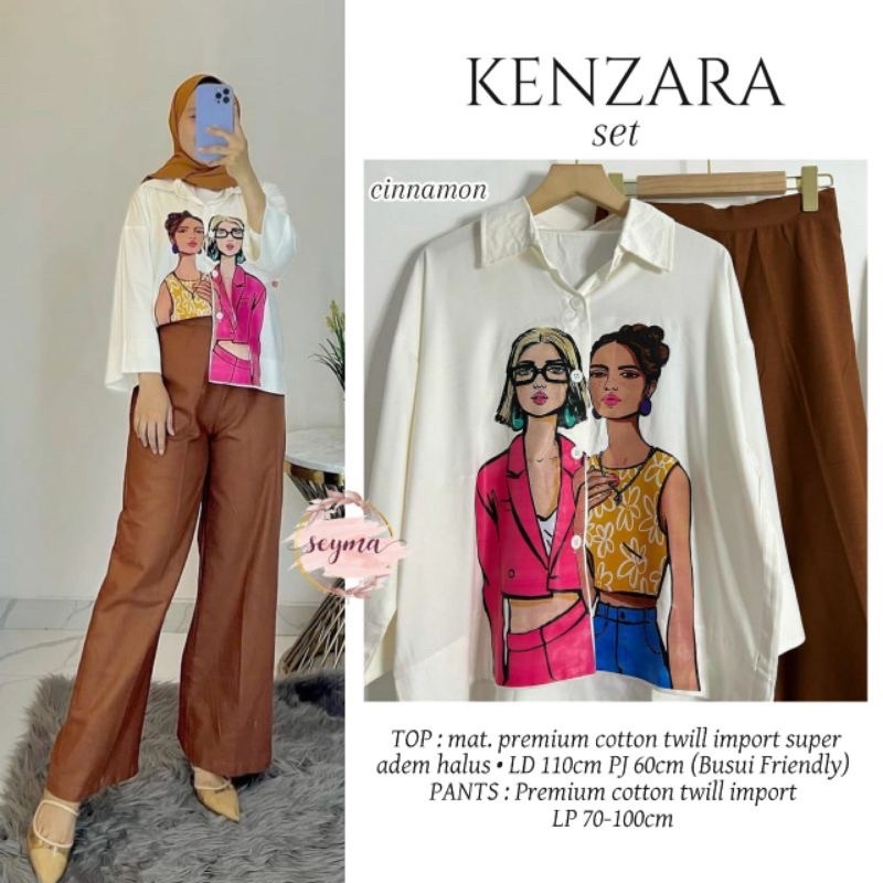 KENZARA SET CRINGKEL ONE SET SABLON VIRAL ANIME