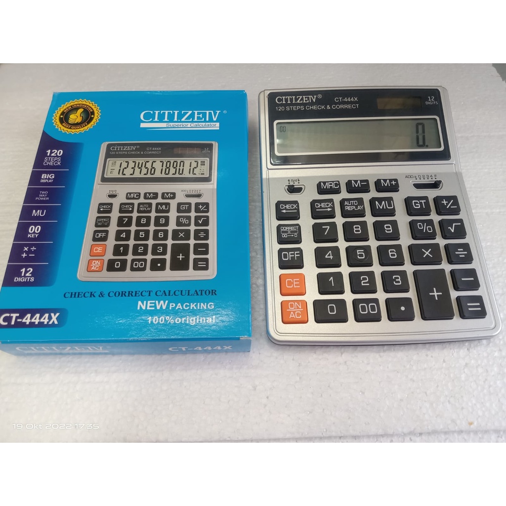 

KALKULATOR CITIZEN CT 444X, 12 DIGIT