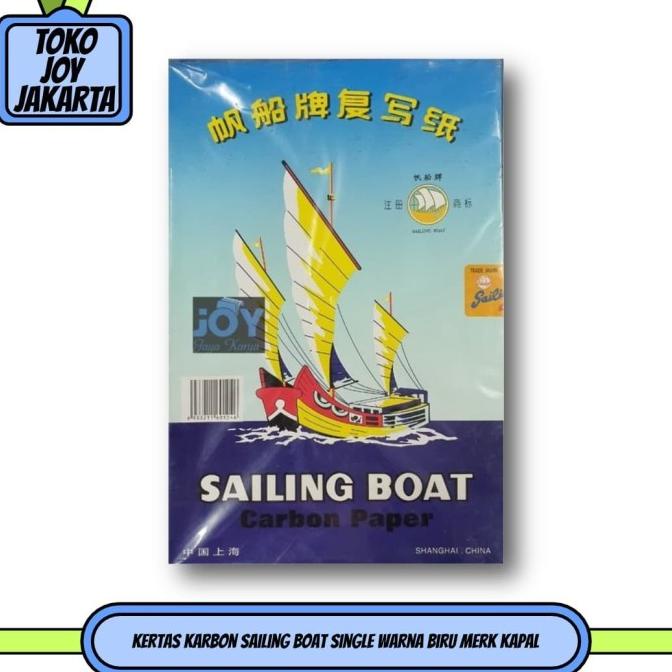 

SALE Kertas Karbon Sailing Boat Single Warna Biru Merk Kapal