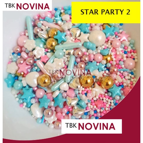 [10 &amp; 30 gram] SPRINKLE KUE / TRIMIT HIASAN MIX RANDOM MOTIF MERMAID UNICORN JASMINE FROZEN