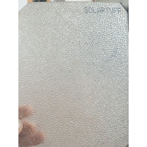Pembuatan Kanopi Atap Solarflat Embossed rangka besi holow galvanis