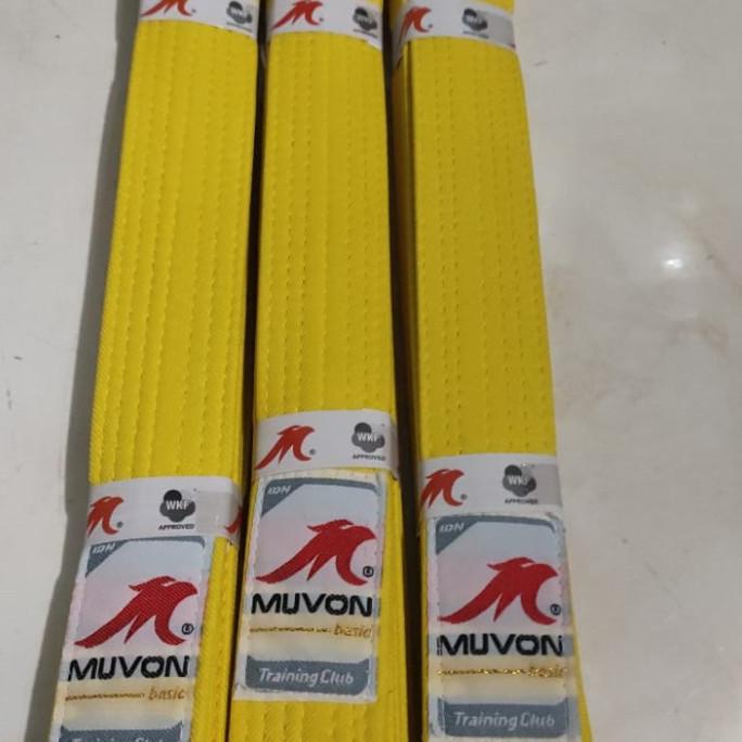[COD] Sabuk karate kuning muvon polos LIMITED EDITION Kode 537