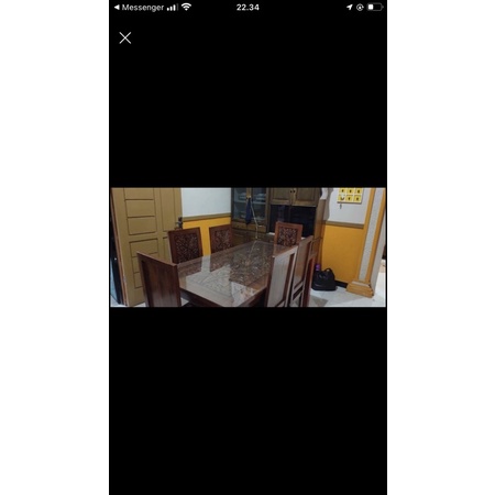 meja kayu jati belanda