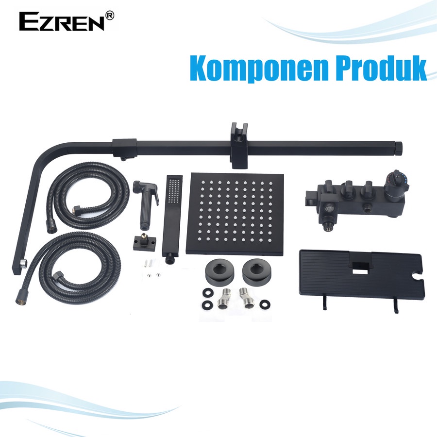 Ezren EZ-0420 Shower Set Handshower Mandi Hand Head Kepala Air Paket