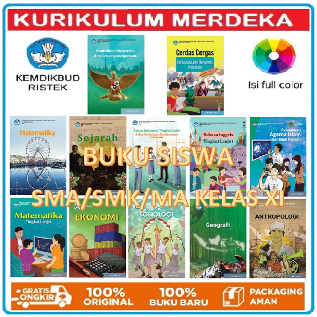 Jual Buku Siswa SMA / SMK Kelas XI Kurikulum Merdeka - Buku Paket SMA ...