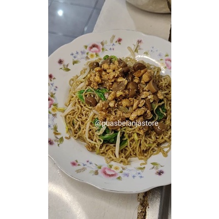 Mie Bakmie Telur Spesial HALAL 100% ASLI Wangi Mie Mentah Kecil Keriting 500g