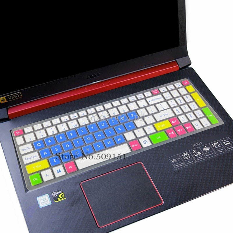 15.6 &quot;Acer Nitro 5 an515 An53 an515-53 an515-51 an515-52 52-52 52 52 52 (517) Cover Keyboard Laptop Bahan Silikon