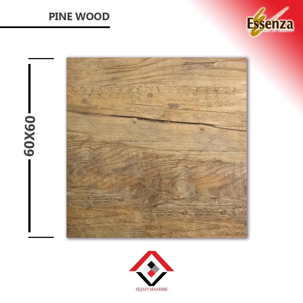 Granit 60x60 - Motif Kayu - Essenza Pine Wood