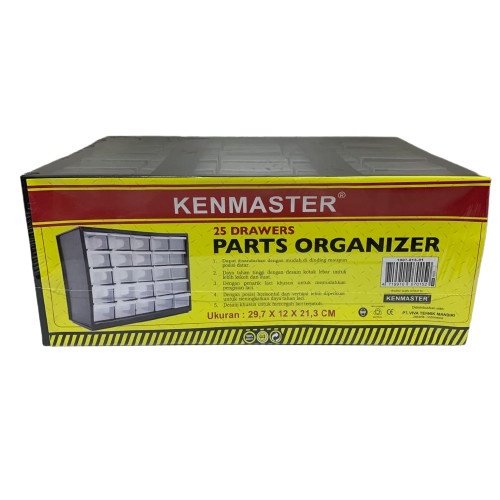 Rakko Kenmaster 25 Laci Slot Drawer Parts Organizer