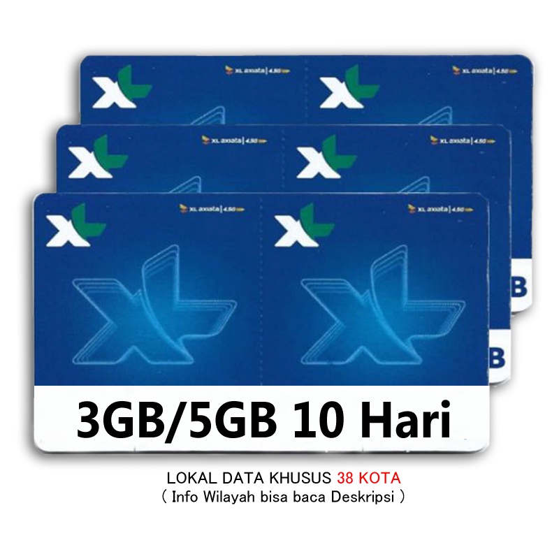 VOUCHER. XL 3GB/5GB HOTROD SPESIAL 10 HARI
