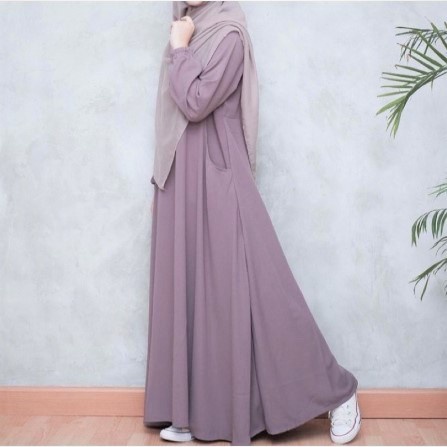 [ BISA COD ] Alma Dress | Size S M L XL XXL | Gamis Terbaru Gamis Jumbo Matt Syakila HQ Dress Casual Kekinian