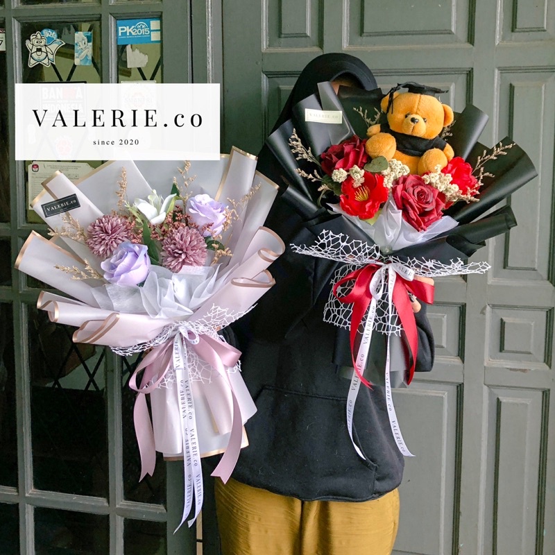 BUKET BUNGA ARTIFICIAL BESAR BUKET BUNGA PALSU POM POM BUCKET BUNGA PALSU MURAH