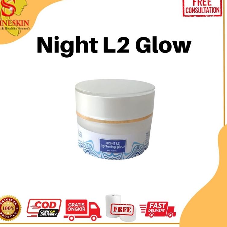 ㄳ Shineskin Original Whitening Glow Night Cream (aneka cream shineskin) L1 L2 L3 TERLARIS 2977 ◘