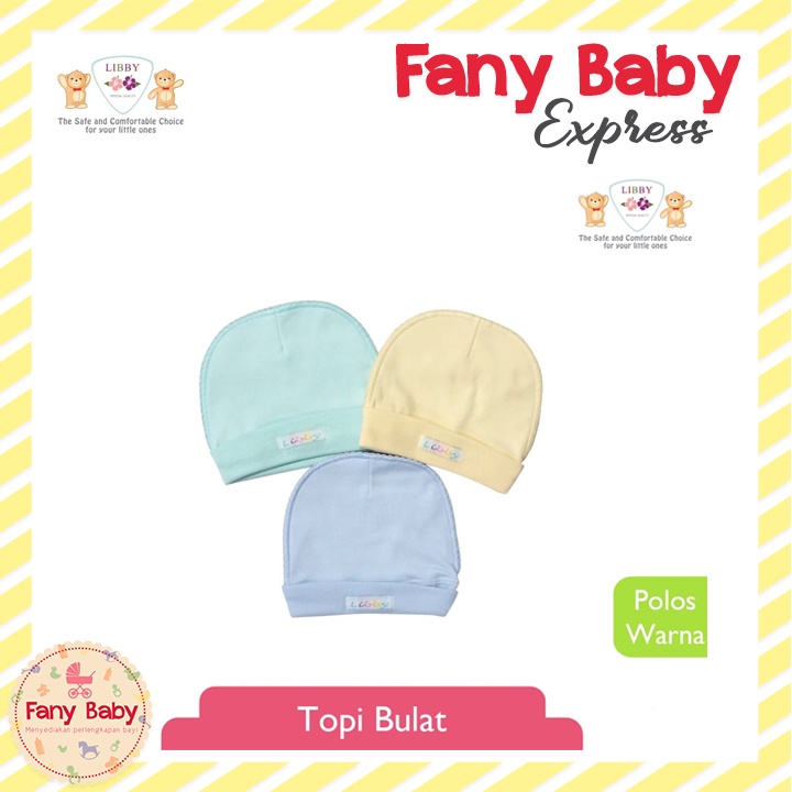 LIBBY TOPI BULAT WARNA ISI 1 PCS