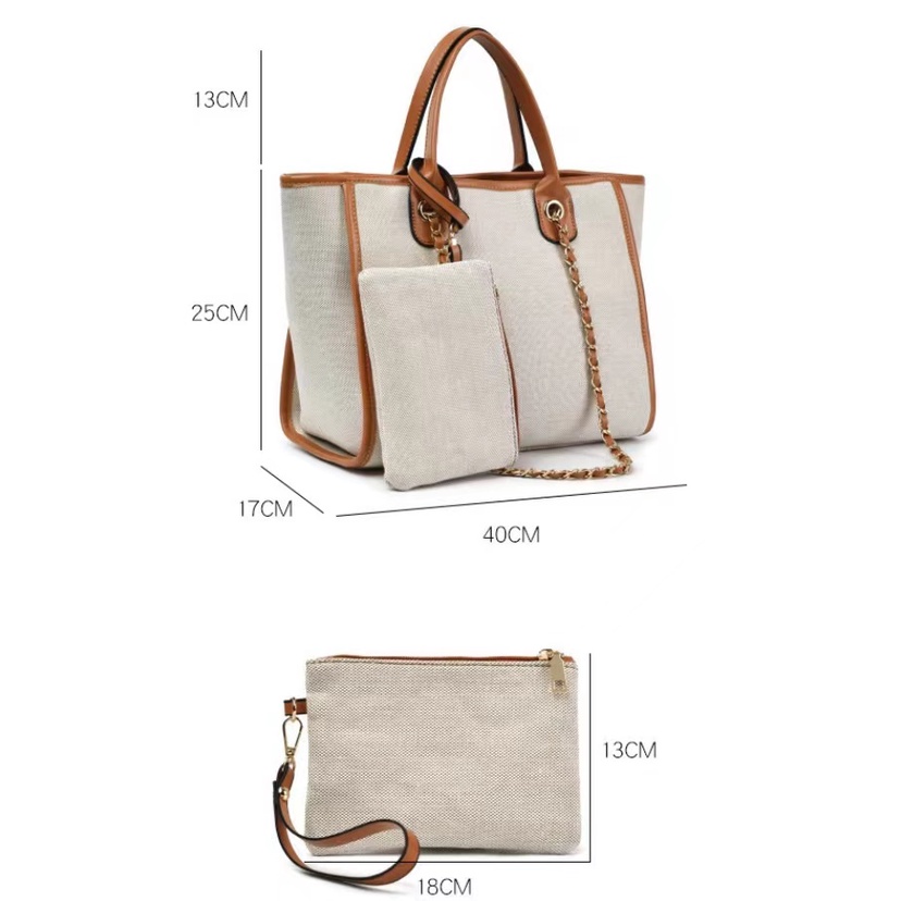 Shoulder Bag New Tas Import Wanita Kanvas Elegant / Hand bag Wanita / Tas Bahu wanita import premium