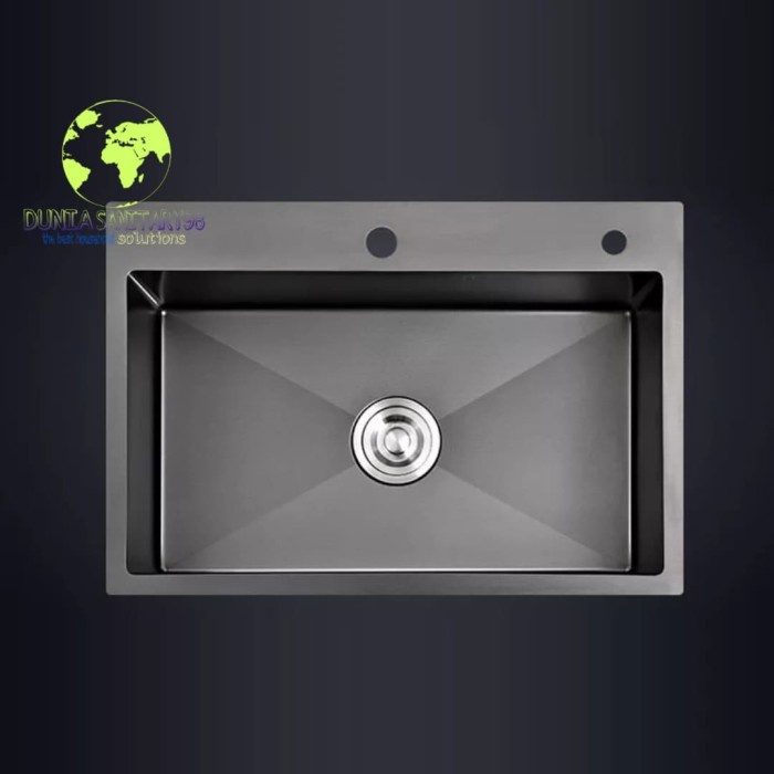Kitchen Sink 5040 Stainless Sus 304 Black/ Bak Cuci Piring Hitam - Dapur / Kitchen
