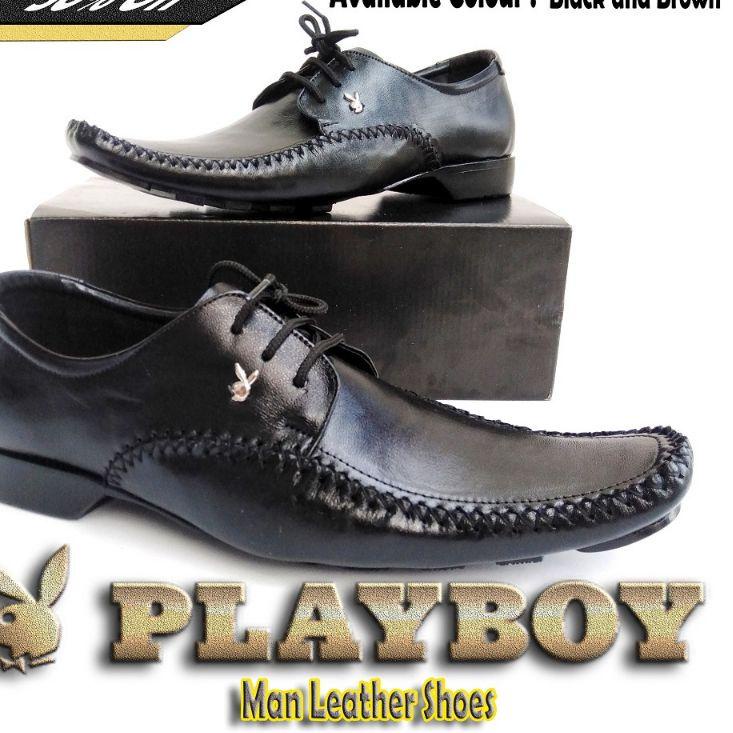 Best Seller 100% ORIGINAL PLAYBOY SEPATU PANTOFEL KULIT KERJA PRIA MURAH FORMAL KANTOR DINAS
