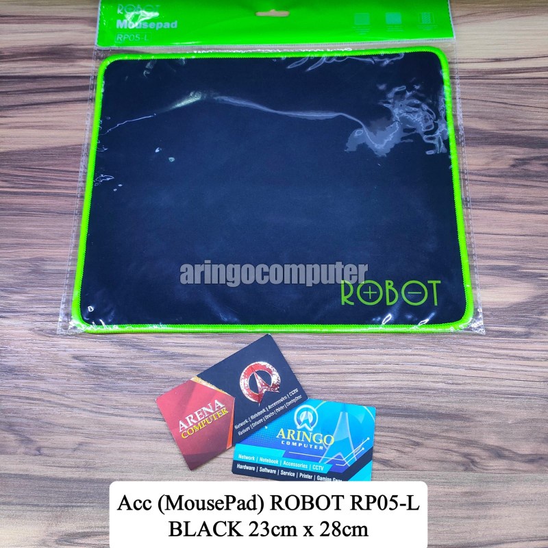 Acc (MousePad) ROBOT RP05-L BLACK 23cm x 28cm