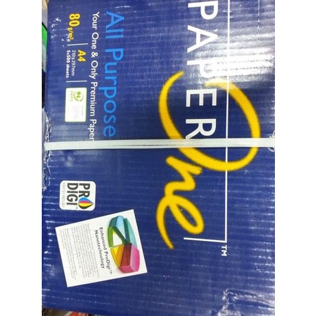 

SALE Kertas HVS A4 80 gram Paper one keren oke