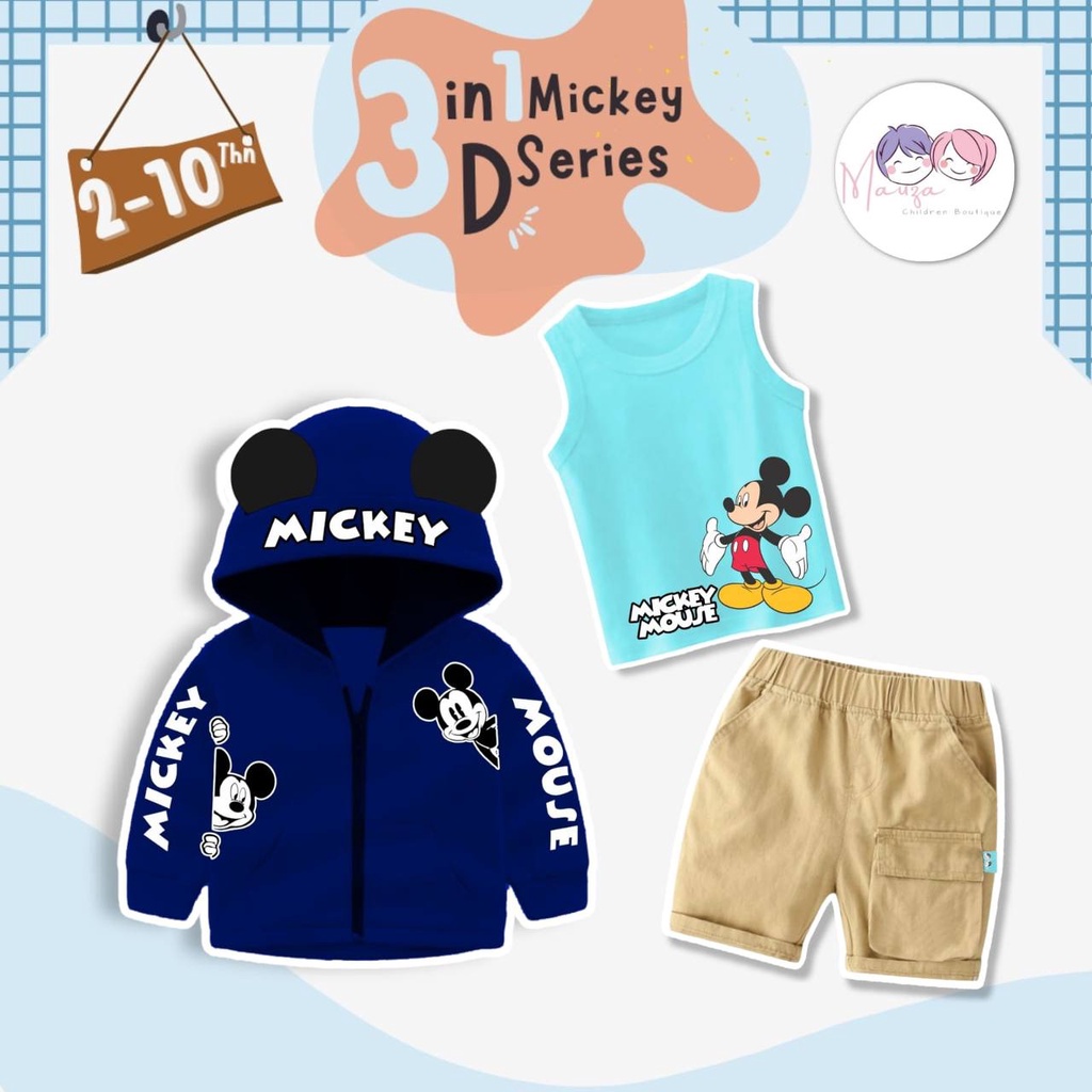 3D 3in1 Mickey Series Mauza