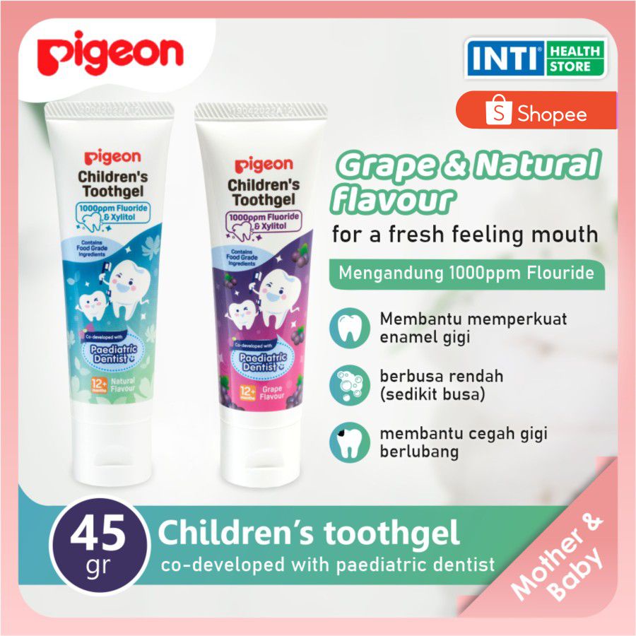 PIGEON | Children's Toothgel 45g | Pasta Gigi Anak | Kids Toothpaste