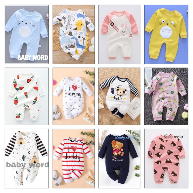 Sleepsuit bayi/ Romper panjang Baby