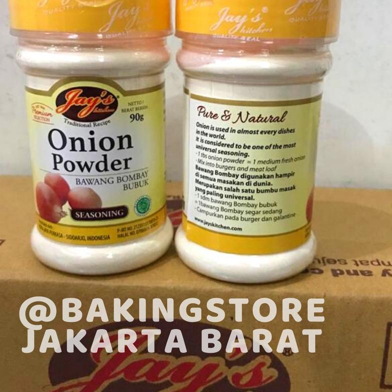 

Import Terlaris Jay's Onion Powder | Bubuk Bawang Bombay | Jays Onion 90 Gr 