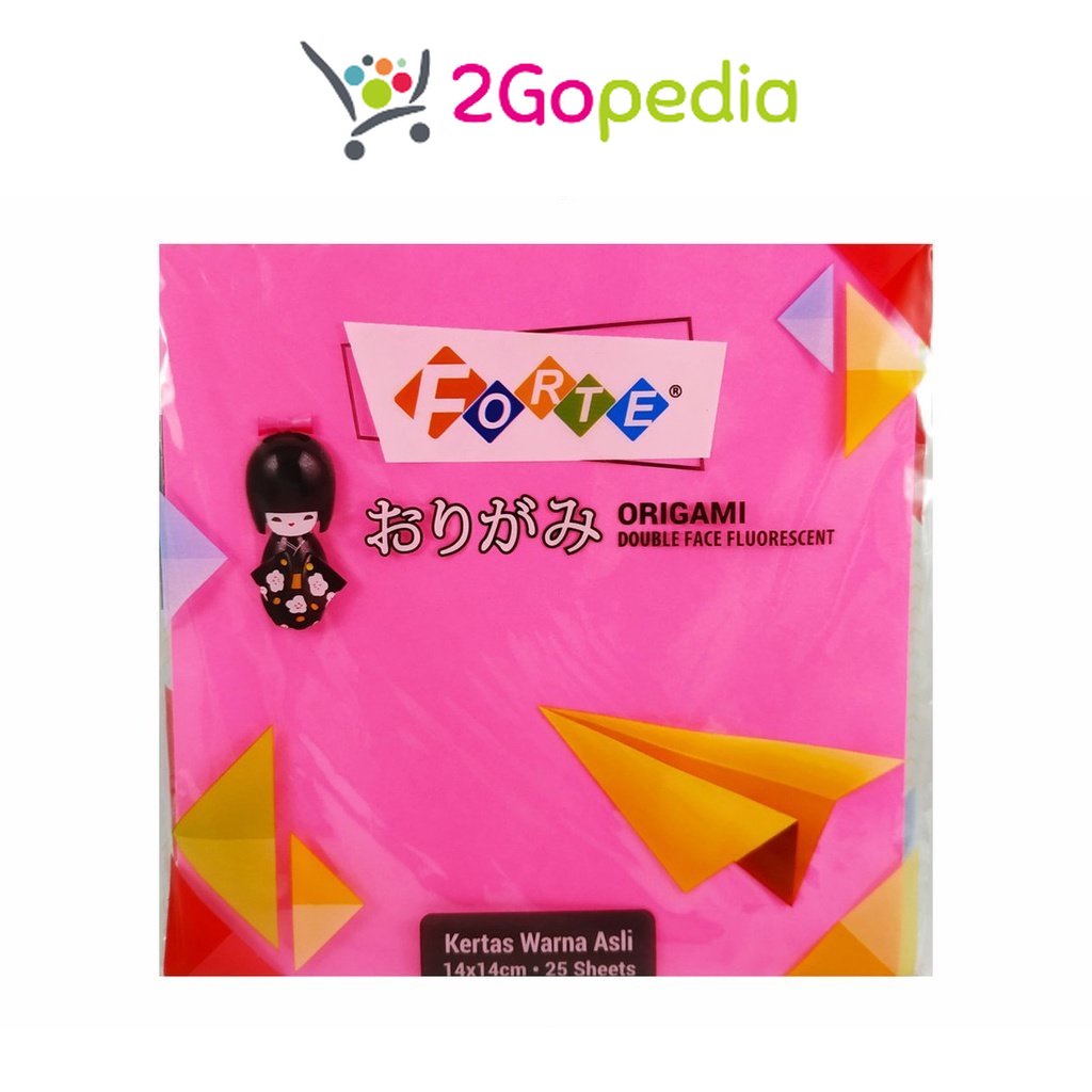 

Kertas Lipat Origami 14 X 14 (Isi 25 Lembar) Forte Grosir Murah Atk