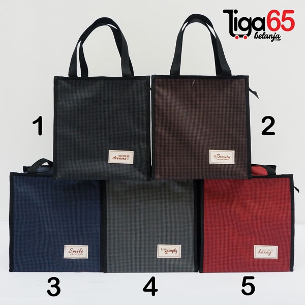 365 Tote Bag /Tas Waterproof / Design Estetik / Totebag 252419