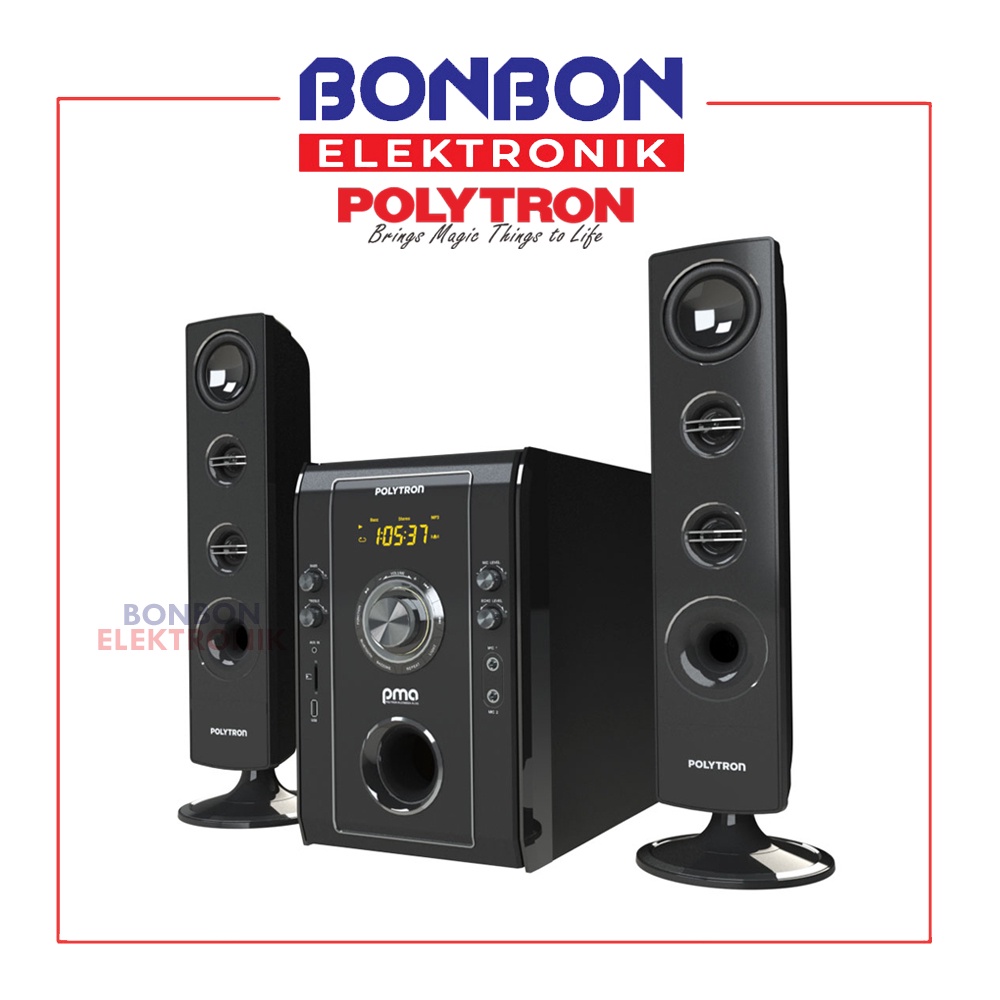 Polytron Multimedia Speaker PMA 9526 /B Karaoke Bluetooth RADIO FM