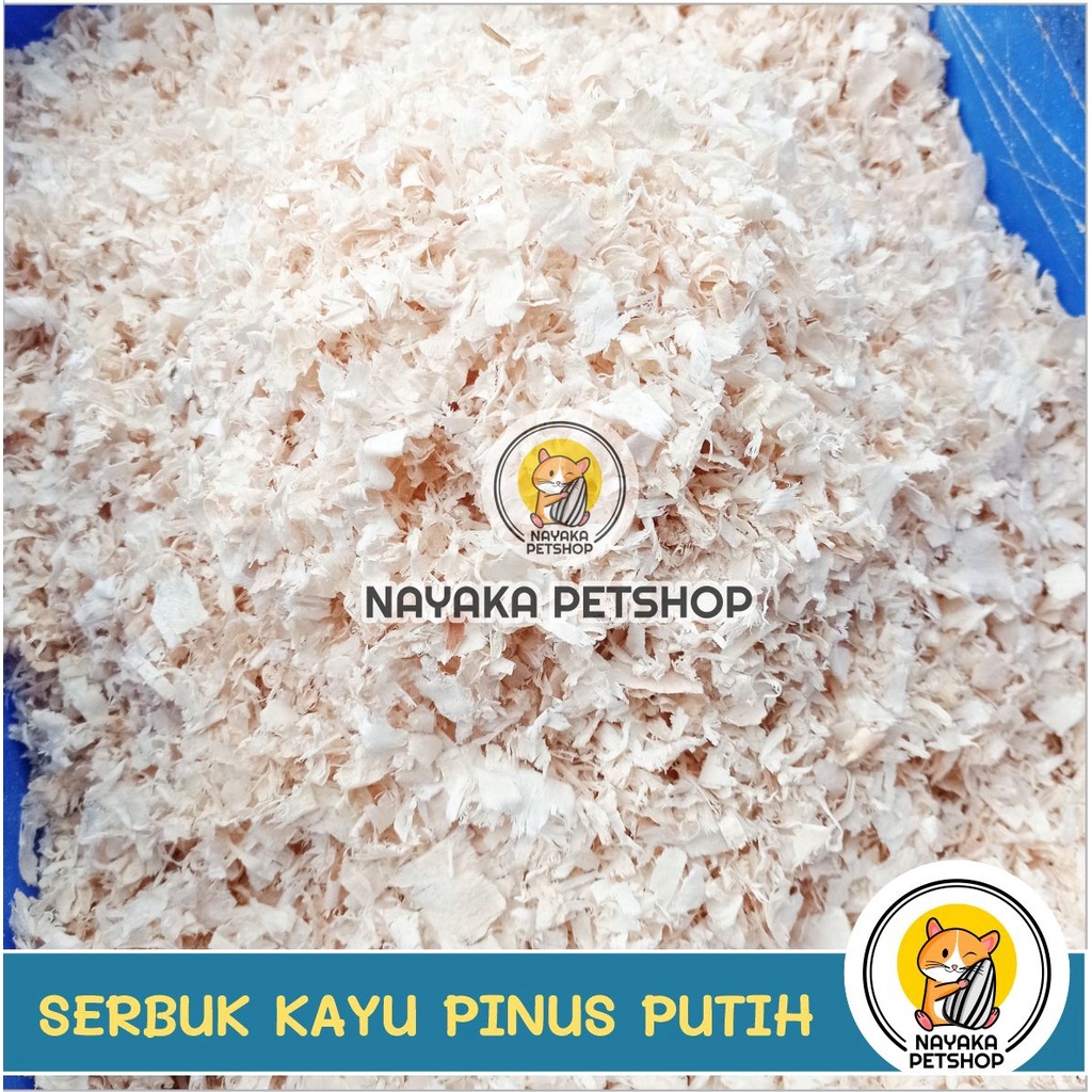 Alas Kandang Bedding Serbuk Serutan Kayu Pinus Hewan Hamster Marmut Landak Mini Tupai Gerbil Tikus