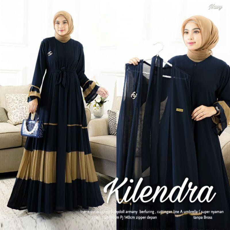 Fashion MUSLIM, baju wanita, baju stelan wanita, setelan, stelan, Baju stelan, fashion wanita, one set. Kilendra Set