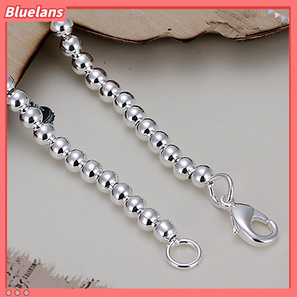 Bluelans Bracelet Silver Plated Pretty Women Hand Chain with Lobster Clasp