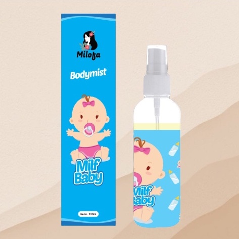 GEN - [BPOM] Parfum Body Mist Milofa Milf Baby 100ml Premium / Parfum Milf Baby 100ml Best Seller / Parfum Unisex Wangi Tahan Lama