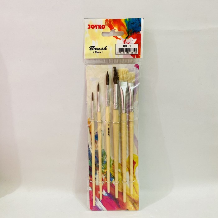 

Mudah Brush / Kuas Cat Air / Lukis / Acrylic / Kuas Joyko Br-1 Hot Sale