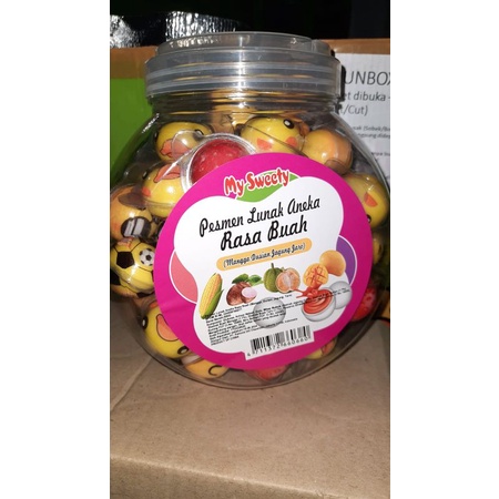 

My sweety permen Lunak aneka buah ecer 10pcs