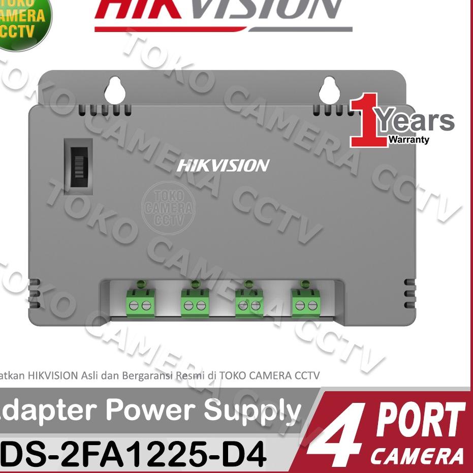 Spesial Edition--POWER SUPPLY HIKVISION 4 KAMERA ADAPTOR CCTV 4 KAMERA HIKVISION