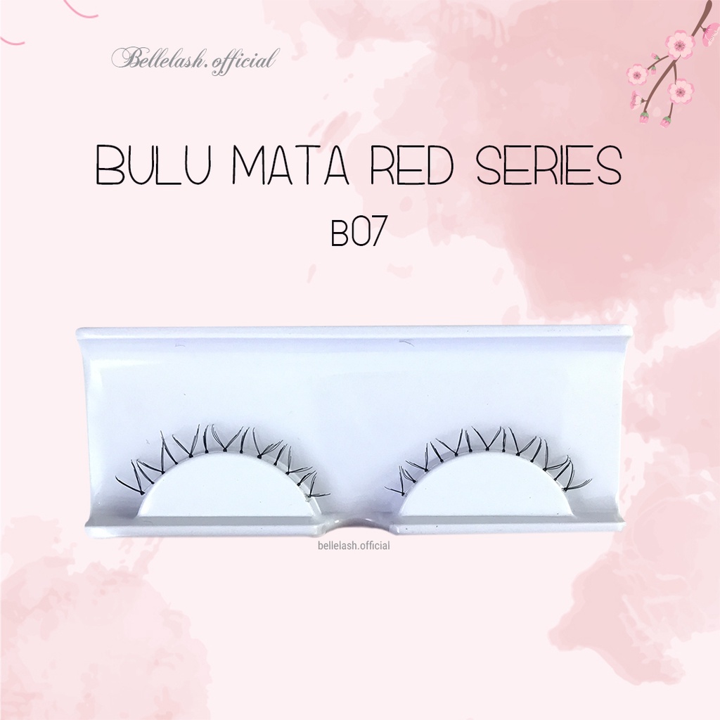 B07 Bulu Mata Bawah Palsu Handmade Natural False Eyelash Eye Lashes Belle Eyelashes