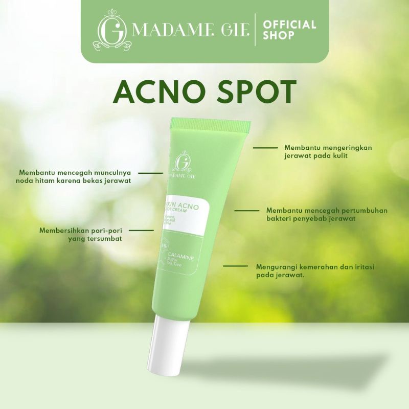 LIZBEAUTY - Madame Gie Madame Skin Acno Spot Cream - Acno Cream